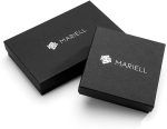 Mariell Gold Two-Row Rhinestone Crystal Necklace and Earrings Set - Prom, Brides and Bridesmaids Jewelry - Image 7